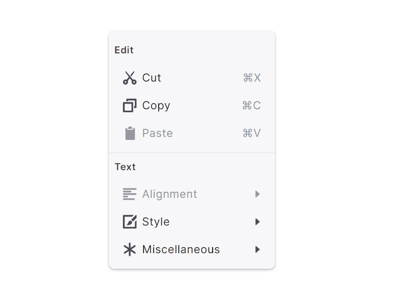 Figma & React components - Menu effects app context design design system dropdown figma input js menu pop popup react reactjs ui ui kit