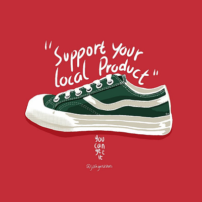 Local shoes animation branding design illustration logo minimal shirt shoes shop vector