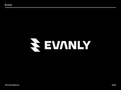 Evanly branding branding identity design dj dj logo edm edm logo icon logo music music logo symbol typography