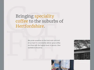 Fred & Ginger - Speciality Coffee coffee dailyui design webdesign website websitedesign