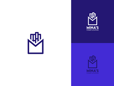 Minas cigar lounge logo brand brand design brand identity branding branding design design flat logo logo design logodesign logos logotype minimal type typography vector