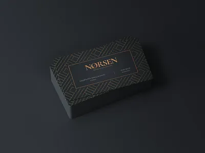 Norsen - Premium Restaurant Business Card business business card cmyk dark design elegant gold luxury menu modern nordic photoshop premium print print design professional psd restaurant scandi template