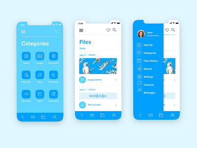 App design with the iOS Icons UI kit app icons ios icons justinmind ui ui design ui kit ui ux design ux ux desgin