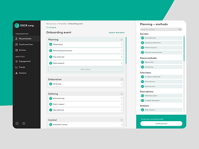 Process building app app dashboard drag and drop form hr management management app poll questionnaire recruitment survey web web app