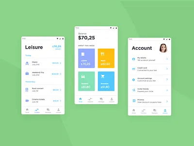 App design with the Android Icons UI kit android app justinmind ui ui design ui ux design ux ux desgin