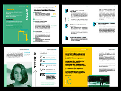 Guides for Parents & Teachers blue book books depression green grid grid layout guide guides icon layout layout design minimalism parents photography psychology teacher typography vector yellow