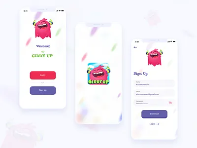 GiddyUp App child children dribbble best shot graphic design kid app kids kids illustration mobile app design parents product design rewards rewards app task management task manager tasks ui ux design user experience design user interaction user interface design visual design