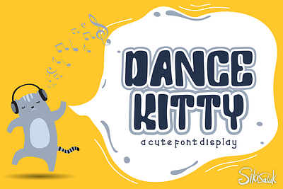 Dance Kitty branding design font font awesome font design font family fonts typeface typeface design typewriter font typography