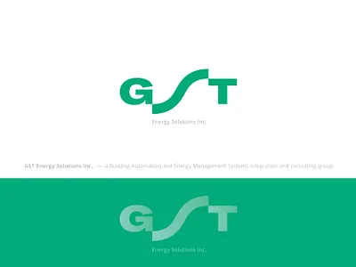 GST logo branding business company logo consulting energy identity logo solutions startup system technology