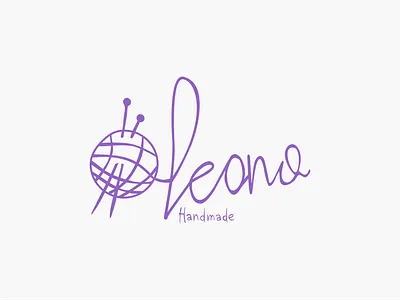 Leona handmade art branding design icon illustration logo minimal vector