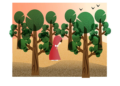 redrobinhood adobe animation art book creative design forest illustration illustrator texture vector
