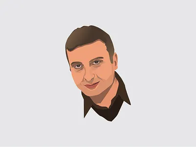 vector man design flat icon illustration logo minimal typography vector