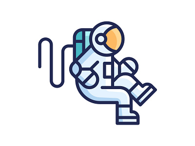 Spacewalk astronaut cosmonaut icon illustration space walk иконки космонавт космос