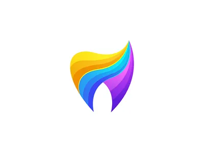 dental logo business colorful company dental dentist doctor health icon logo logo inspiration medical tooth