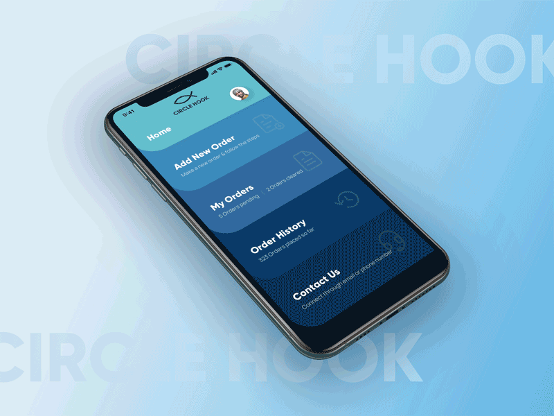 Circle Hook | Fisher man app | Micro-interactions akhiltchandran android app design animation app interaction branding card stack cards ui colorful hybrid app ios app design microinteraction minimalism modern principle principleapp uiuxdesign