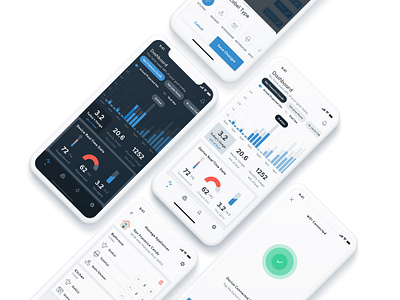 Smart Home Product App - Redesign dashboard graphs iphone app iphone x smarthome uidesign uiux ux