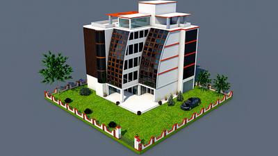 Architectural 3d corporate Building 3d architectural architectural design car concept design exterior house landscape