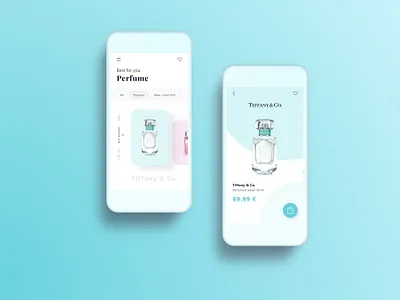 Perfumery app app application design ios uiux web