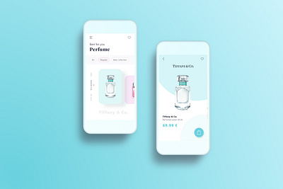 Perfumery app app application design ios uiux web