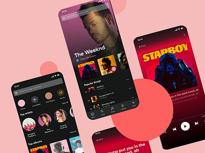 Music App Exploration album music music app music player player player ui ui