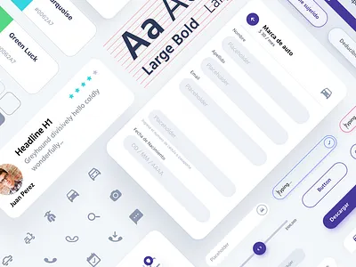 Eprezto - Design System button cards designsystem fintech guideline uidesign uiux