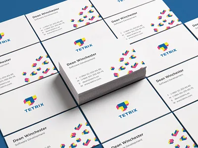 Tetrix IT Company Logo, Brand Identity Concept branding branding design business creative design logo logotype tetrixlogo typography