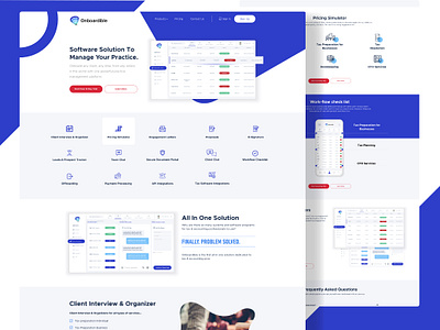 Accounting Company Website - SaaS model about us page accounting branding dashboard design designer home page homepage homepage design landing landing design landing page landingpage saas design saas landing page saas website software as a service webdesign website website design