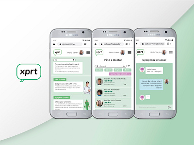 XPRT web app health app health care healthcare mobile mobile app mobile app design mobile design mobile ui product design ui ui design uidesign user experience user interface ux ux design uxdesign webdesign