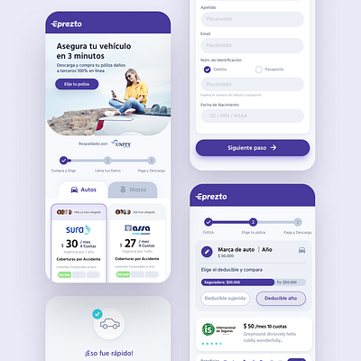 Eprezto - UI Design fintech interface product design uidesign uxdesign