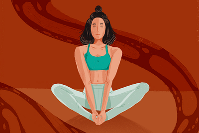 Daily new routines: meditation 2020 colors palette digital illustration dribbblers illustration procreate procreate art