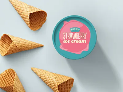 Mr Nicecream branding design ice cream illustration logo packaging