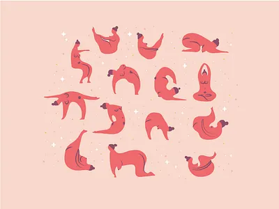 Soul Skin Yoga Ladies branding digital illustration female entrepreneur female illustrator illustration illustrator naked south africa yoga