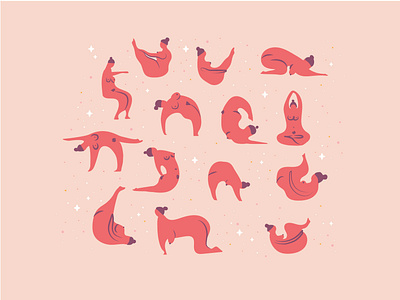 Soul Skin Yoga Ladies branding digital illustration female entrepreneur female illustrator illustration illustrator naked south africa yoga
