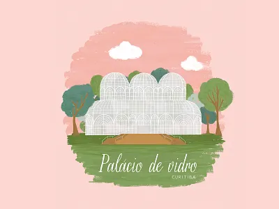 Curitiba Illustration brazil brazil illustration brazilian city city illustration cityscape curitiba illustration illustrator palace parana photoshop vector