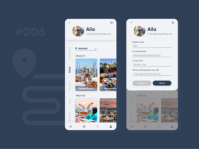 DailyUI006-UserProfile app dailu ui 006 daily ui design figma mobile app ui ui design user profile