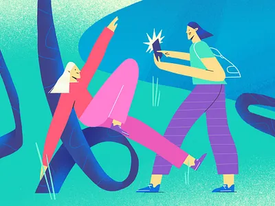 Kaliningrad editorial illustration flat illustration illustrator minimal vector website