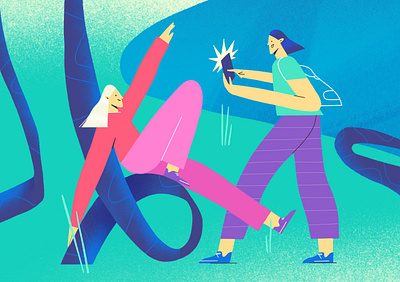 Kaliningrad editorial illustration flat illustration illustrator minimal vector website