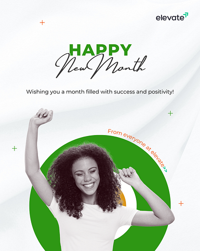 Fresh Start – New Month, New Energy branding design design inspo graphic design new month positivity social media typography ui