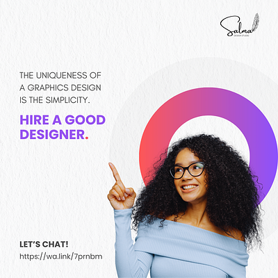 Bold & Minimalist Designer Call-to-Action branding design graphic design hireadesigner marketing minimalist typography ui