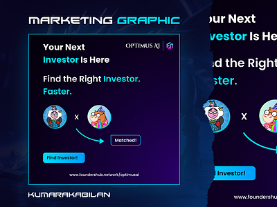 Optimus AI - Marketing Graphic branding collateral graphic design logo poster