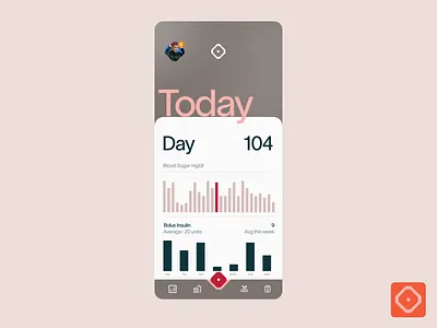 Gluco app branding color design illustration iphone logo page ui web