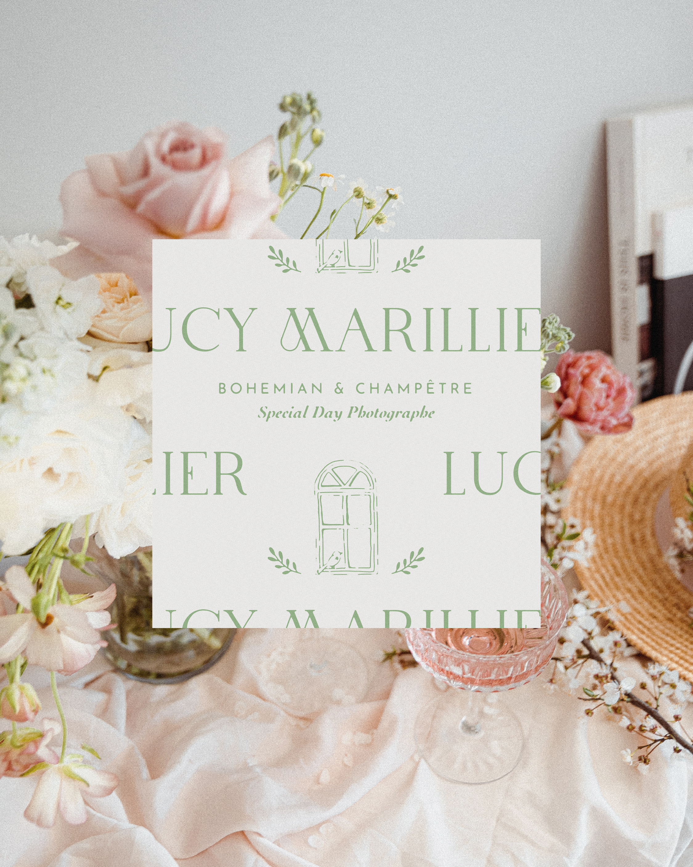 Lucy Marillier Logo brand logo branding design elegant logo graphic design hand drawn style logo illustration logo logo design minimal logo vector