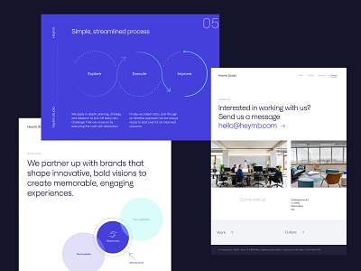 Agency Brand, Design & Website agency design agency website deck design portfolio site presentation design uidesign uxui webdesign website concept website design