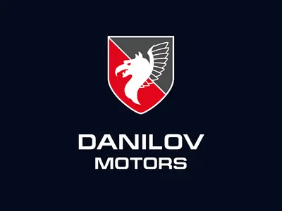 Danilov motors heraldry logo logotype