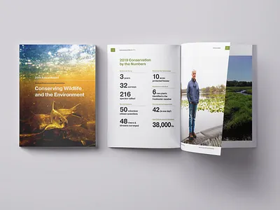 Seatuck 2019 Annual Report art direction design print report typography