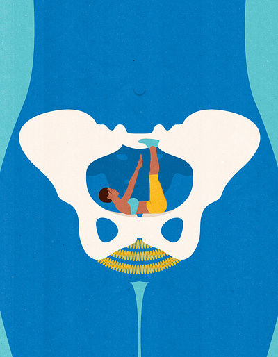 Health: Pelvic floor anatomic anatomy editorial editorial illustration exercise health healthcare healthy lifestyle illustration illustrator lifestyle magazine pelvic floor print sport sports textured women womens health