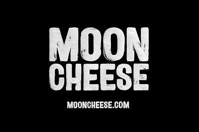 Moon Cheese branding brush calligraphy cheese handlettering identity lettering logo moon type typography