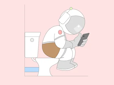 Astronaut Character animation branding character character design design illustration illustrator sketch vector vector illustration