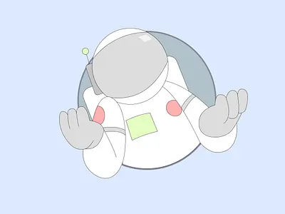 Space Character animation branding character character design design illustration illustrator sketch vector vector illustration