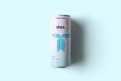 Cold Ice Tea Packaging brand identity branding can design drink female designers female logo femenine illustration logo packaging packaging design